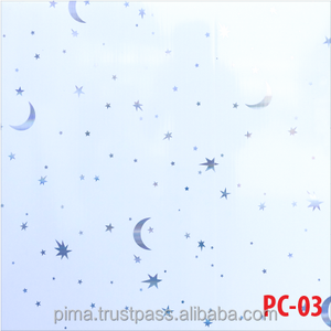 แผ่นฝ้าเพดานตกแต่งแบบแขวนกันน้ำเคลือบฟิล์มเงา PVC ลายศิลปะสมัยใหม่ - Product Image 3