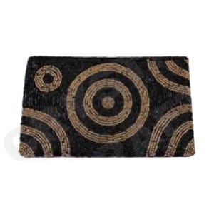 Monedero con cuentas de semillas vintage, hermoso accesorio de moda con características únicas - Product Image 1