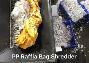 Machine de déchiquetage de sacs en raphia à haute productivité, 1000 kg/h, déchiqueteuse de gros morceaux de plastique pour application industrielle - Product Image 4