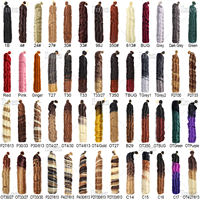 Extensions de cheveux synthétiques bouclés en spirale à la française, 14 pouces, 24 pouces, 150g/paquet, cheveux soyeux bouclés en spirale pour femmes