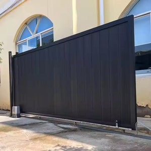 Gerbang geser otomatis kelas komersial bingkai paduan aluminium berkualitas tinggi langsung dari pabrik Corey - Product Image 1