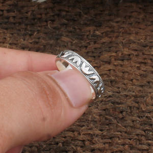 Wholesale 925 Sterling <b>Silver</b> Band <b>Ring</b> Minimalist <b>Ring</b> for Women <b>Men</b> Hallmarked Fine Jewelry Factory Price Ready to Ship - Product Image 3