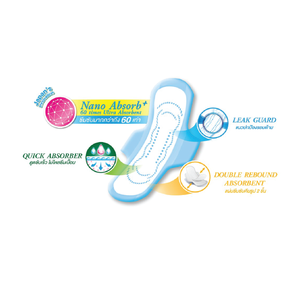 Sanita-toallas sanitarias secas y ajustadas, 24,5 cm, 8 unidades, precio al por mayor - Product Image 5