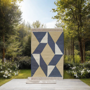 Luxueux ensemble de tapis de confort en coton moderne lavable à la main pour un usage domestique-chambre à coucher espace de prière voiture voyage-prix d'usine - Product Image 1