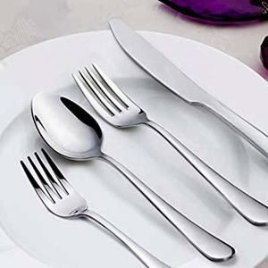 Juego de cubiertos de acero inoxidable para boda real, conjunto de cubiertos de lujo con pulido de espejo para fiesta de boda - Product Image 1