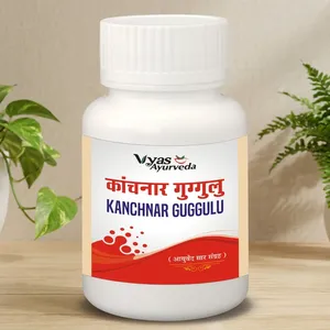 Poudre d'herbes ayurvédiques Kanchnar Guggulu de Vyas Healthcare, 100% pure et naturelle pour la santé et le bien-être, approvisionnement en vrac - Product Image 1