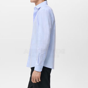 Classic Style Button <b>Down</b> Shirts Anti-Wrinkle Breathable 100% Cotton Durable Stitching Quality Soft Feel Fabric Casual Outfit - Product Image 3