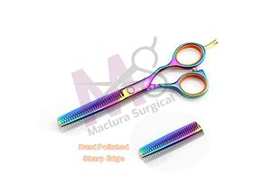 MACLURA-Tijeras para el cuidado de perros y gatos con mango de goma de acero inoxidable - Product Image 4