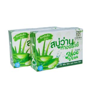 สบู่ล้างหน้าเชวา อโลเวร่า 100 กรัม ช่วยให้ผิวเนียนนุ่ม สดชื่น ไม่ทำให้ผิวแห้ง ไม่ระคายเคือง ลดเลือนจุดด่างดำ เหมาะสำหรับทุกสภาพผิว - Product Image 5