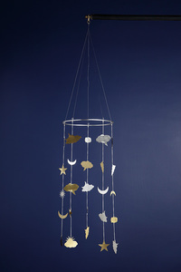 Silver plated baby <b>wind</b> <b>chime</b> - Product Image 1