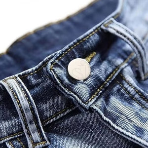 Pantalones Cortos de Mezclilla para Hombre de Alta Gama, Diseño Desgastado, Estilo Casual, Corte Holgado, Moda Urbana, Esencial para el Verano - Product Image 3