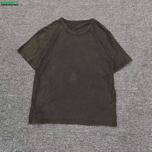 High Quality Heavy <b>Weight</b> Luxury T Shirt 100% Cotton Unisex Custom Print Logo Boxy Fit <b>Blank</b> T Shirt Oversize Men's T-shirt - Product Image 1