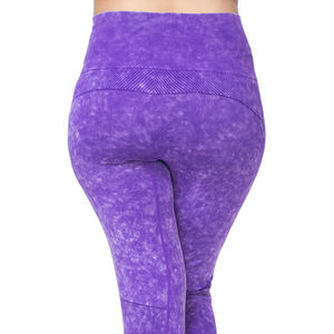 Leggings de yoga décontractés pour femmes, respirants, taille haute, en coton et bambou, pour l'été, fitness, entraînement, grandes tailles, vêtements de sport - Product Image 4