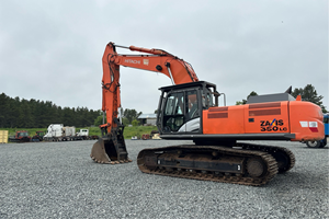 Excavadora de cadenas ZX350LC-5N de 2012 diseñada para trabajos pesados de movimiento de tierras y construcción - Product Image 4