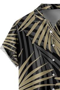 Camiseta Hawaiana Antiarrugas para Hombre, Calidad Premium, Ropa Casual, Últimos Diseños en Oferta, Camisetas para Hombre con Logotipo/Color Personalizado - Product Image 3