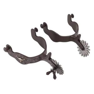 Estribos de Lujo de Aleación de Hierro con Emblema de Longhorn para Caballos - Product Image 2