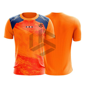 Latest Customized Soccer Jersey with Custom Team <b>Name</b> Short Sleeve Anti-Bacterial & Breathable 100% Polyester New Season - Product Image 3