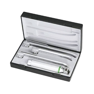 Advanced Fiber <b>Optic</b> Mac Laryngoscope Set 3 Blades Battery Handle Airway Diagnostic Medical <b>Instrument</b> Kit - Product Image 6