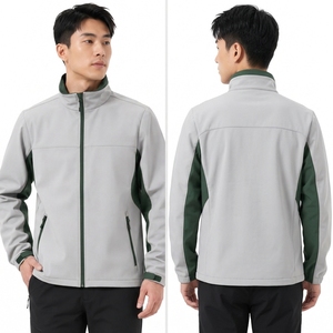 Veste coupe-vent softshell légère en polyester, tissu hydrofuge, construction respirante, fermeture éclair intégrale sur le devant - Product Image 6