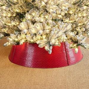 Collar para Árbol de Navidad Bold Blossom, Collar Metálico Galvanizado Redondo para Decoración de Jardín y Hogar, Gran Venta - Product Image 5