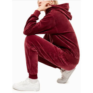 Ensemble de survêtement décontracté pour femme en coton 100% durable, tricot uni, pour la remise en forme, le yoga, la course à pied et l'exercice - Product Image 5