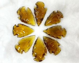 Puntas de Flecha de Cristal Amarillo para Joyería y Envoltura de Alambre, Hermosa Pieza Decorativa de Piedra Preciosa - Product Image 3