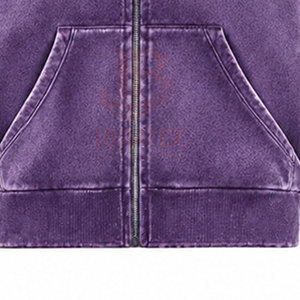 Regular Fit Acid Wash Baggy <b>Balaclava</b> Hoodie Custom Design Logo 100% Cotton Winter Wear Outdoor Use - Product Image 5