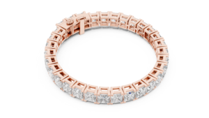 Bracelet personnalisé en argent sterling 925 avec diamants Moissanite, bracelet tennis de luxe serti de pierres pour hommes et femmes, bijoux - Product Image 6