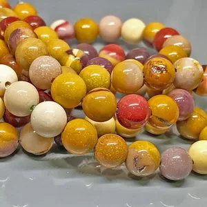 Cadena de Cuentas de Mookita Natural de 4mm, Redondas y Lisas, Grado AAA, para Fabricación de Joyería, Venta al Por Mayor, Certificadas por CMA, JSY Jewelry JSYIR137 - Product Image 5