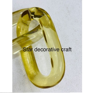 Transparent Resin Chain Link Wall Decor Handcrafted Decorative <b>Craft</b> for Home Decoration - Product Image 3