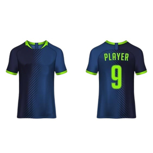 Wholesale Children Unisex Custom Soccer Jersey High Quality 100% Polyester Fabric Breathable Short Sleeve - Product Image 4