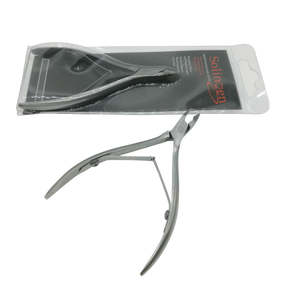 Pince à cuticules à lame incurvée en acier inoxydable avec large ouverture de mâchoire pour le soin des ongles - Outil professionnel pour le nail art ANAAIF - Product Image 3