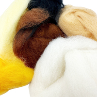Kit de feutrage à l'aiguille pour animaux, modèle poulet, très populaire, kit d'artisanat en feutre de laine DIY pour enfants et activités artistiques scolaires