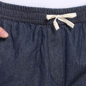 Shorts Cargo en Coton Effiloché pour Homme, Taille Élastique, Mi-long, Tricoté, Robuste, Décontracté, Utilitaire, Été, Séchage Rapide, Respirant, Anti-plis - Product Image 6