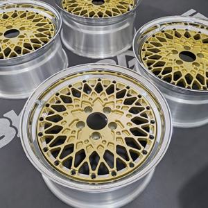 Jantes Bku 3 pièces E50 pour <span class=keywords><strong>BMW</strong></span> E39 E46 E36 E30 E60 E34 <span class=keywords><strong>E38</strong></span> E90 E92 F30 F10 17 18 pouces, design maillé personnalisé, jantes en alliage 5X120 - Product Image 1