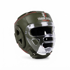 Nuevo Protector de Cabeza de Boxeo Profesional TEI-HG-678 de Trade Excel Impex, Modelo 2026, de Cuero Transpirable, Ecológico y Ligero - Product Image 4