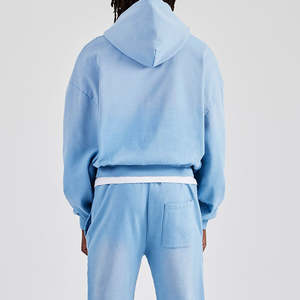 Nuevo Chándal Ligero de Primavera 2026 para Hombre, 2 en 1, Estampado, Chaqueta y Pantalones de Forro Polar Grueso, Logotipo Personalizado, Proveedor OEM - Product Image 3