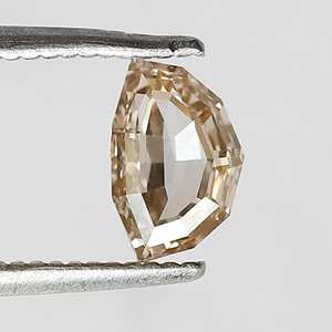 เพชรทรงเรขาคณิตสีน้ำตาลอ่อน 0.70 กะรัต แบบเจียระไนโรสคัท เพชรเพาะเลี้ยงสำหรับทำเครื่องประดับ เพชรเม็ดเดี่ยวทุกขนาด มีจำหน่ายในราคาที่ดีที่สุด - Product Image 6