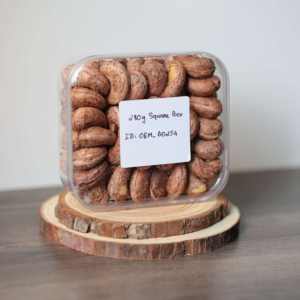 Excellent Quality 280g OEM Wholesale W240 Vietnam Organic Roasted Cashew <b>Nuts</b> <b>Square</b> Box ISO Certified Customizable Grade - Product Image 1