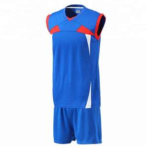 Uniformes de Voleibol Personalizados para Hombre y Mujer, Diseño a Medida, 100% Poliéster, Tela y Logotipo Personalizables - Product Image 1