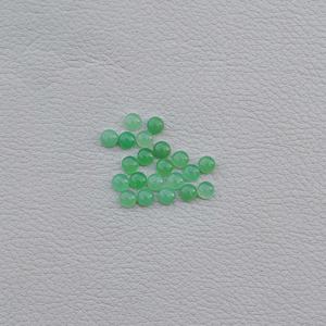 Cabujón de crisoprasa Natural de 4mm de alta calidad del mejor distribuidor, joyería verde calibrada con piedra de nacimiento de mayo, anillos de pera de plata DIY - Product Image 5