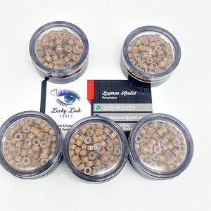 Kit d'extensions de cheveux avec micro-anneaux de 2,5 mm à 4,0 mm, anneaux colorés, perles nano, pinces à kératine, acier inoxydable, extensions de cheveux humains - Product Image 6