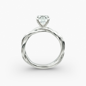 Luxury 925 Sterling <b>Silver</b> Round Brilliant Cut Moissanite <b>Solitaire</b> <b>Ring</b> Prong Setting Fine Jewelry Bridal Wedding <b>Ring</b> - Product Image 1