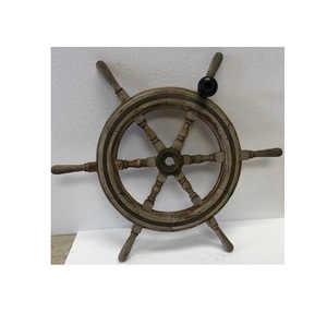 Wooden <b>Ship</b> <b>Wheel</b> Seaside Harbor Accent Crafted to Express Coastal Elegance with Authentic Maritime Decorative Presence - Product Image 5
