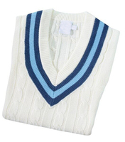 Pull de cricket pour homme, hiver, respirant, anti-boulochage, manches longues, col en V, personnalisation du logo frontal, tricoté à la main, laine/cachemire, haute qualité