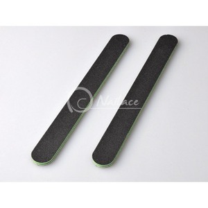 Lima de uñas coreana negra de grano 80/100, recta, con logotipo personalizado OEM para venta al por mayor en salones de belleza - Product Image 1