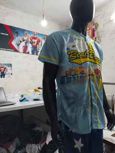 Camisa de Béisbol de Primera Calidad con Botones, Marca Privada con Diseño Personalizado por Sublimación, Transpirable y Duradera, Precio Económico, Gran Venta - Product Image 3