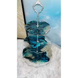 Festive Resin <b>Cake</b> Stand for Table Arrangement Elegant Decor for <b>Cake</b> <b>Decorating</b> <b>Supplies</b> - Product Image 3