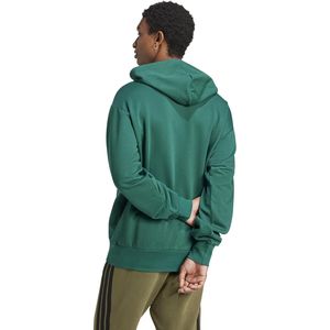 Sweat-shirt à capuche pour homme en coton doux de qualité supérieure, minimaliste, uni, vert forêt, vente en gros, sweats à capuche en molleton personnalisés, streetwear - Product Image 4