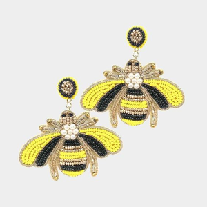 Cadeau de Noël fait main, léger, en perles de rocaille rouges et vertes, accessoires de fête, bijoux festifs par MULTI CRAFT - Product Image 1